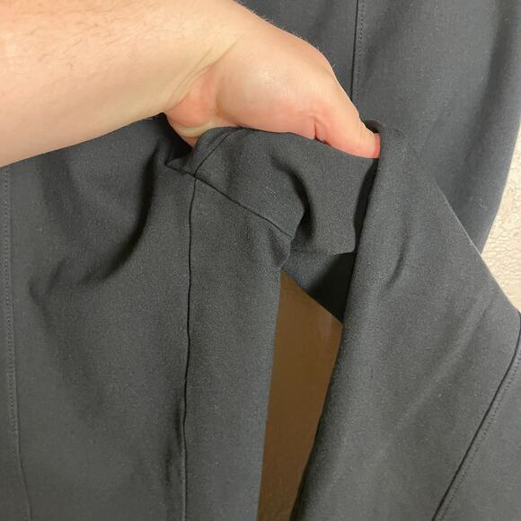 J. Jill Black Stretch Black Pant Size Petite Medium - Picture 3 of 7